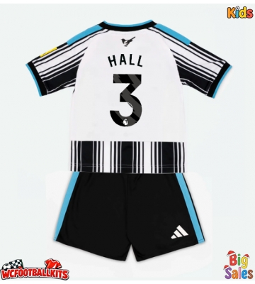 Newcastle United Lewis Hall #3 Replica Home Stadium Kit for Kids 2026-27 Short Sleeve (+ pants)